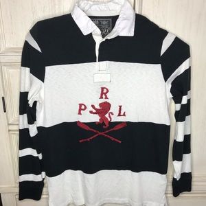 NEW Polo Ralph Lauren Boathouse Rugby L/S Polo